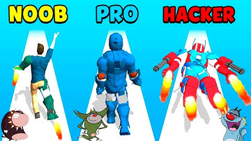NOOB vs PRO vs HACKER Full Metal 3D Android iOS Oggy And Jack Voice