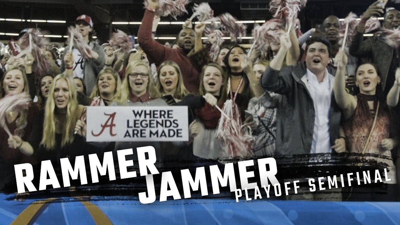 Raucous Rammer Jammer after Alabama defeated Washington YouTube