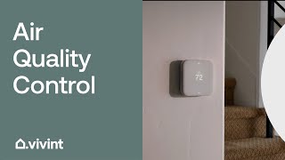 Vivint Smart Thermostat | Custom Action For Healthy Air Circulation