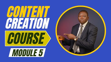MODULE 5: Video Editing Like a Pro #contentcreator