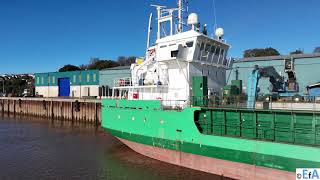 Devon - Teignmouth - River Teign Estuary - Port - Arklow Crest - Imerys Clay Train - 20260103