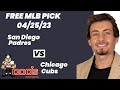 MLB Picks and Predictions - San Diego Padres vs Chicago Cubs, 4/25/23 Free Best Bets & Odds