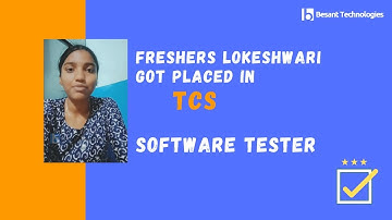 Besant Technologies BTM Bangalore Reviews | Lokeshwari Got Placed in TCS | Recommended for Everyone