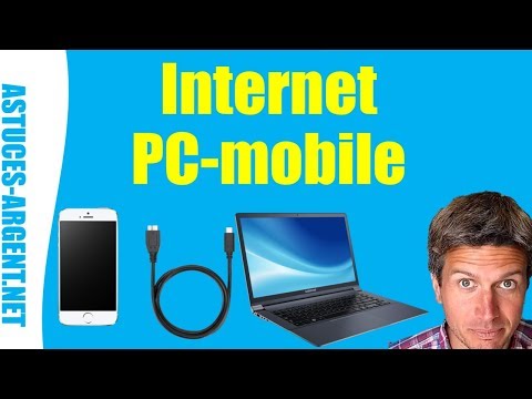 Connecter son Ordinateur PC à Internet via son Smartphone avec le cable usb ou via Wifi
