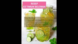RESEP ES TIMUN BELEWAH || Versi Viral Tiktok