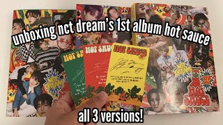 unboxing nct dream (엔시티 드림) hot sauce album (crazy, boring, chilling ver.) screenshot 4