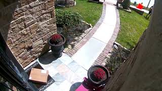 Amazon driver throws package at my door!