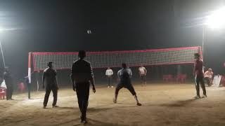 Deepak Rana up vs Noshad Shernagar up shooting volleyball new match UP Shastri Gurdeep majra