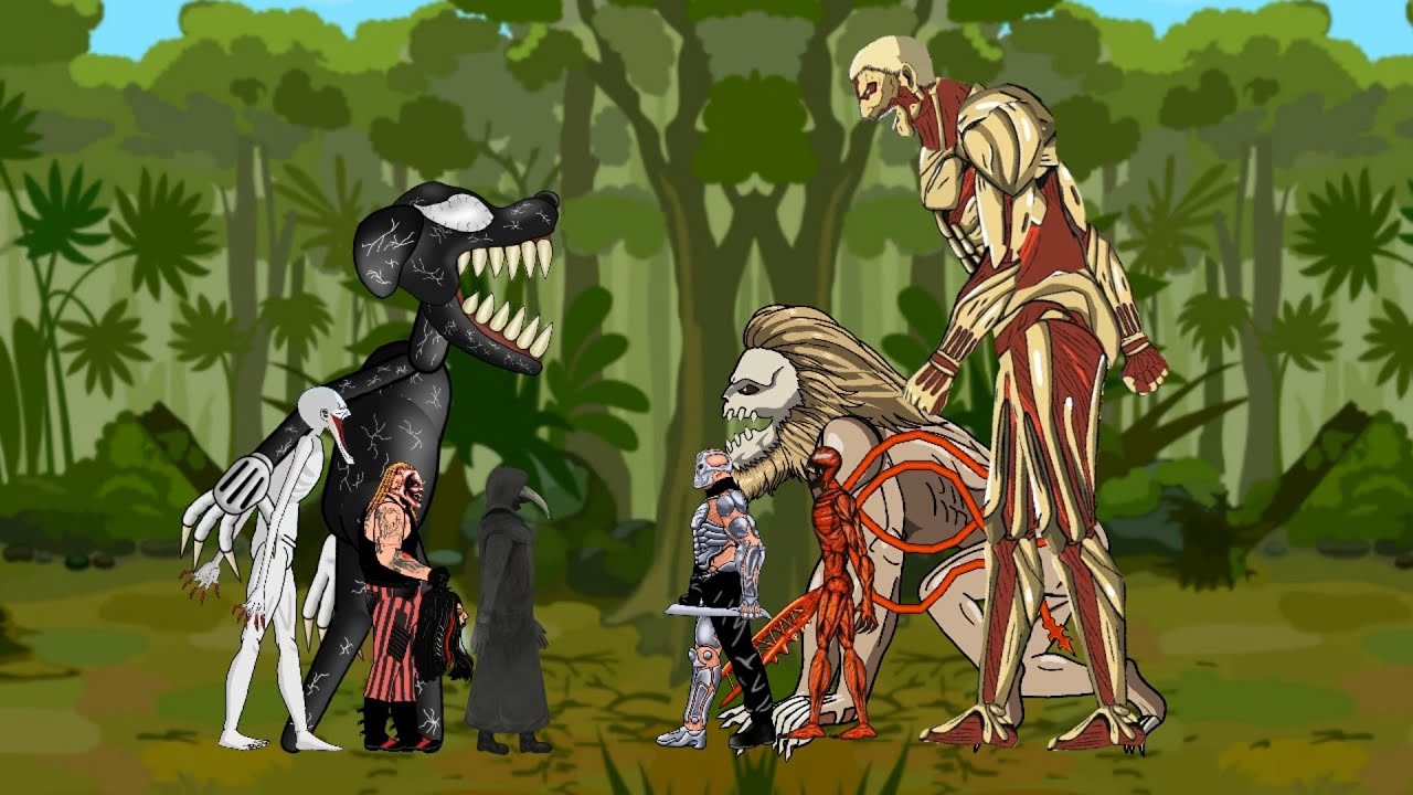 Scp Jason Reed SCP 049 & SCP 096 vs Uber Jason vs Fiend vs Carnage vs Jaw titan ...