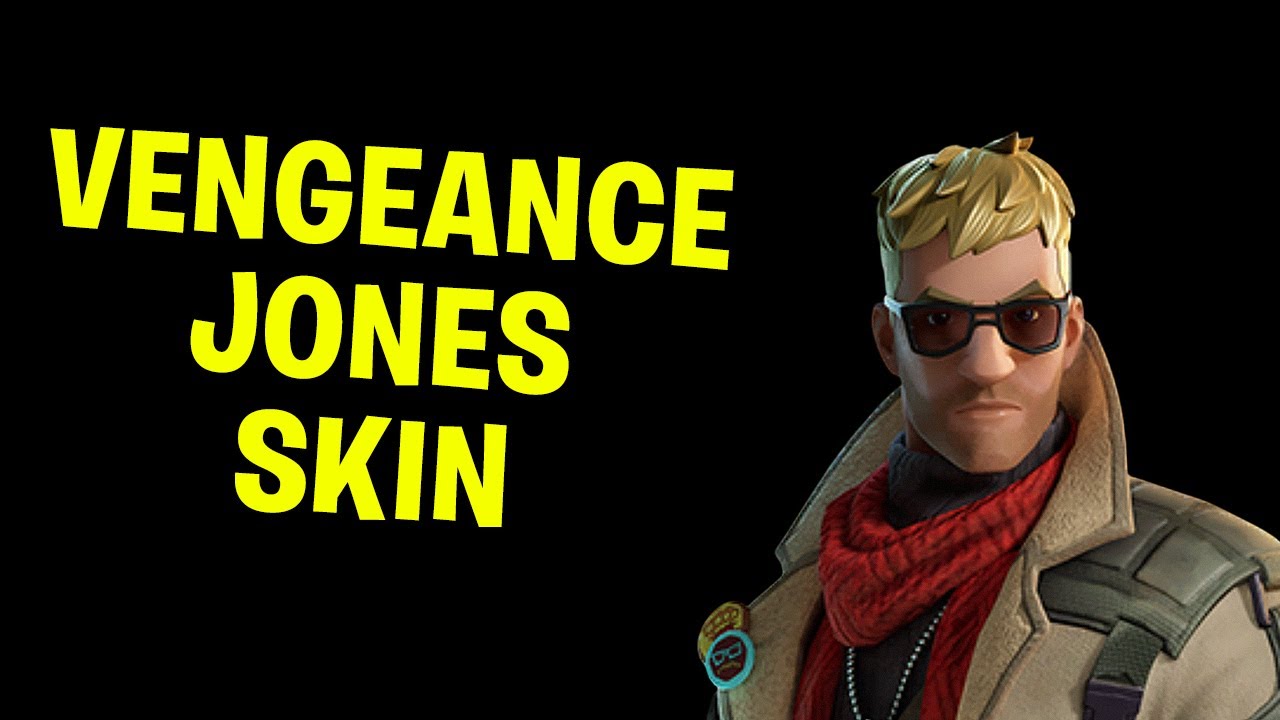 FREE BUILD COM A SKIN JONES VINGATIVO I FORTNITE