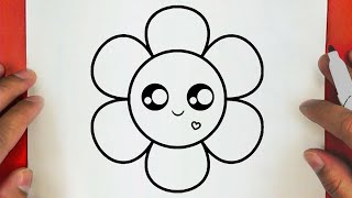 كيف ترسم وردة كيوت وسهلة خطوة بخطوة / رسم سهل / تعليم الرسم للمبتدئين || Cute Flower Drawing by ارسم والعب 40,225 views 2 months ago 3 minutes, 38 seconds