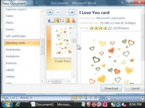 How to Create a Tent-Fold Greeting Card in a Word-Processing Program