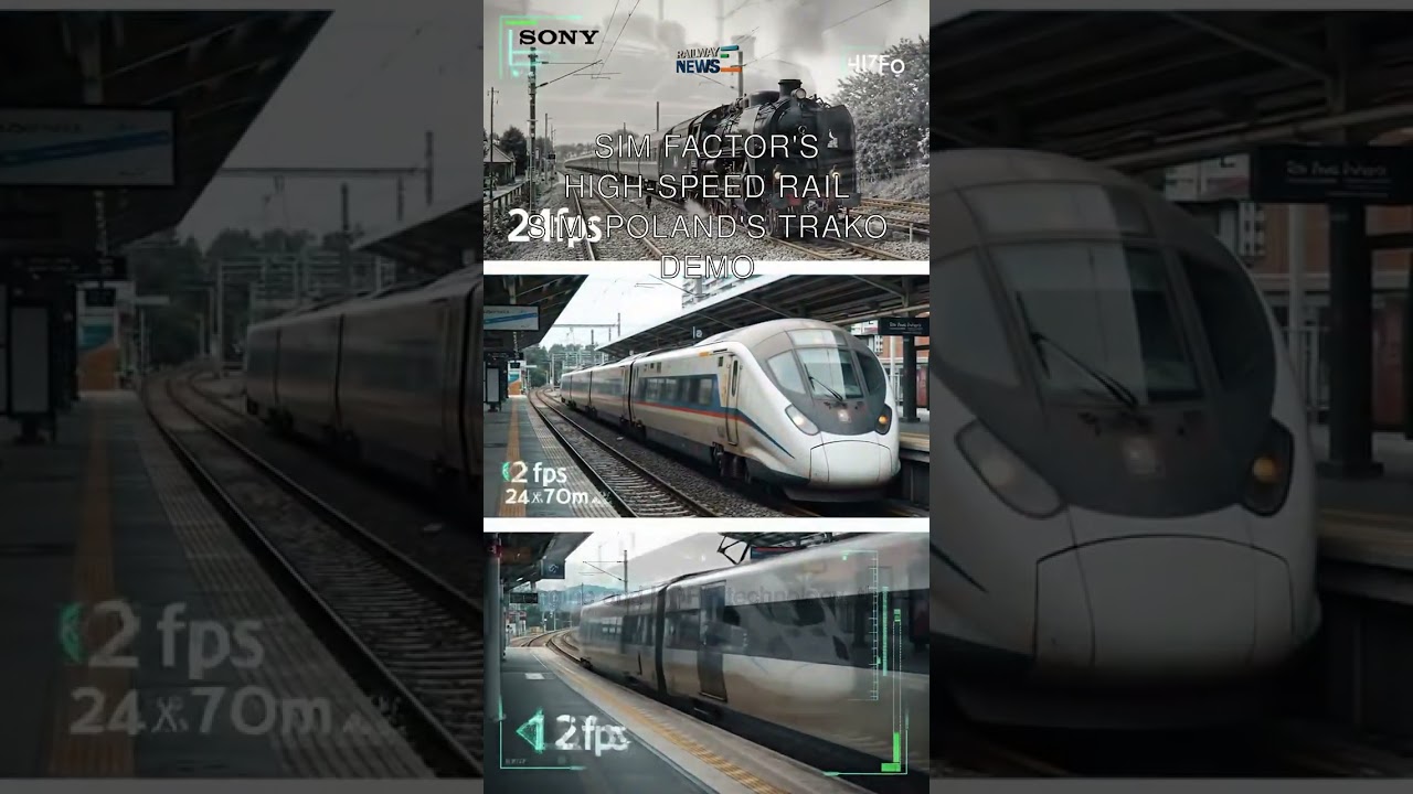 SIM Factor's High-Speed Rail Sim: Poland's TRAKO Demo