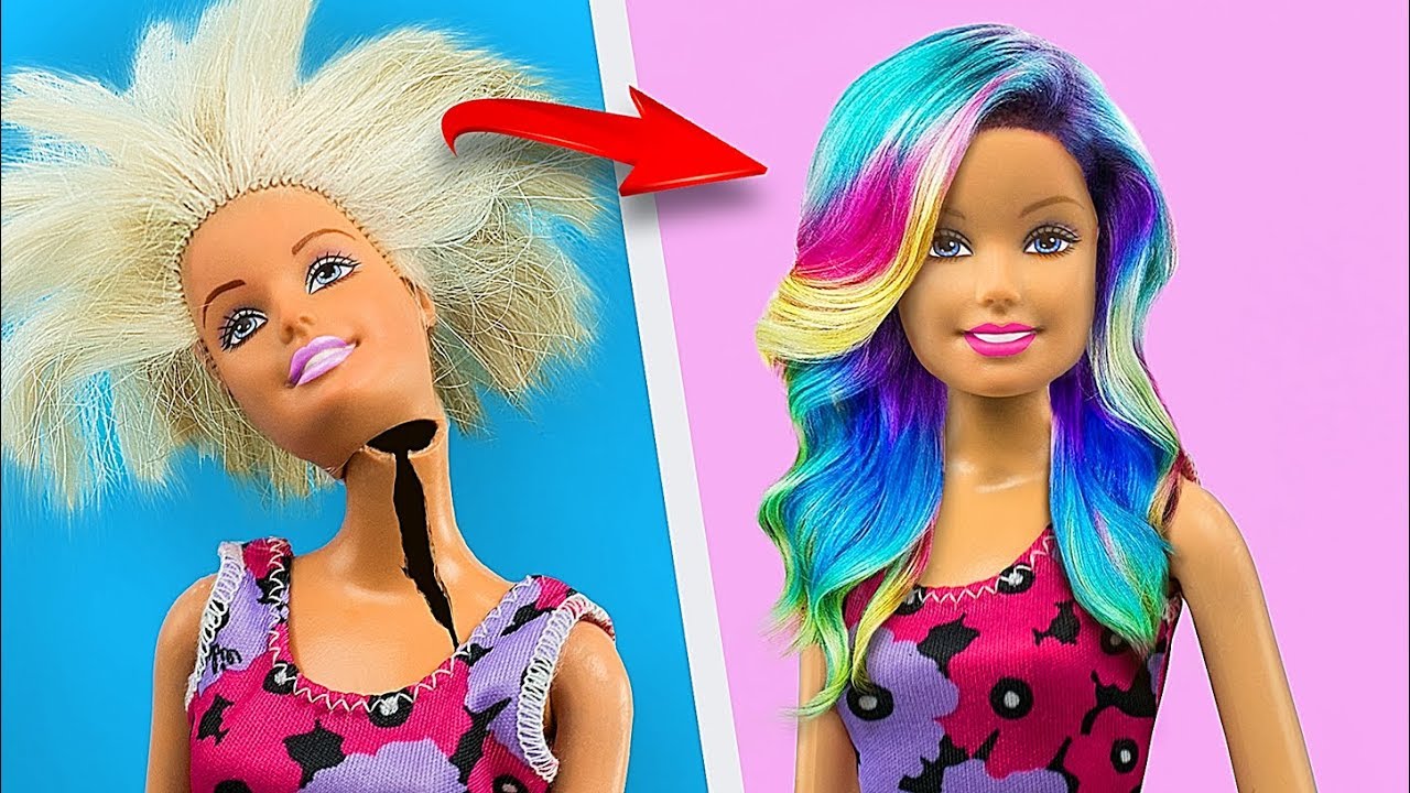 barbie coiffure de folie