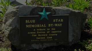 Ellicott City Blue Star Memorial Marker Dedication