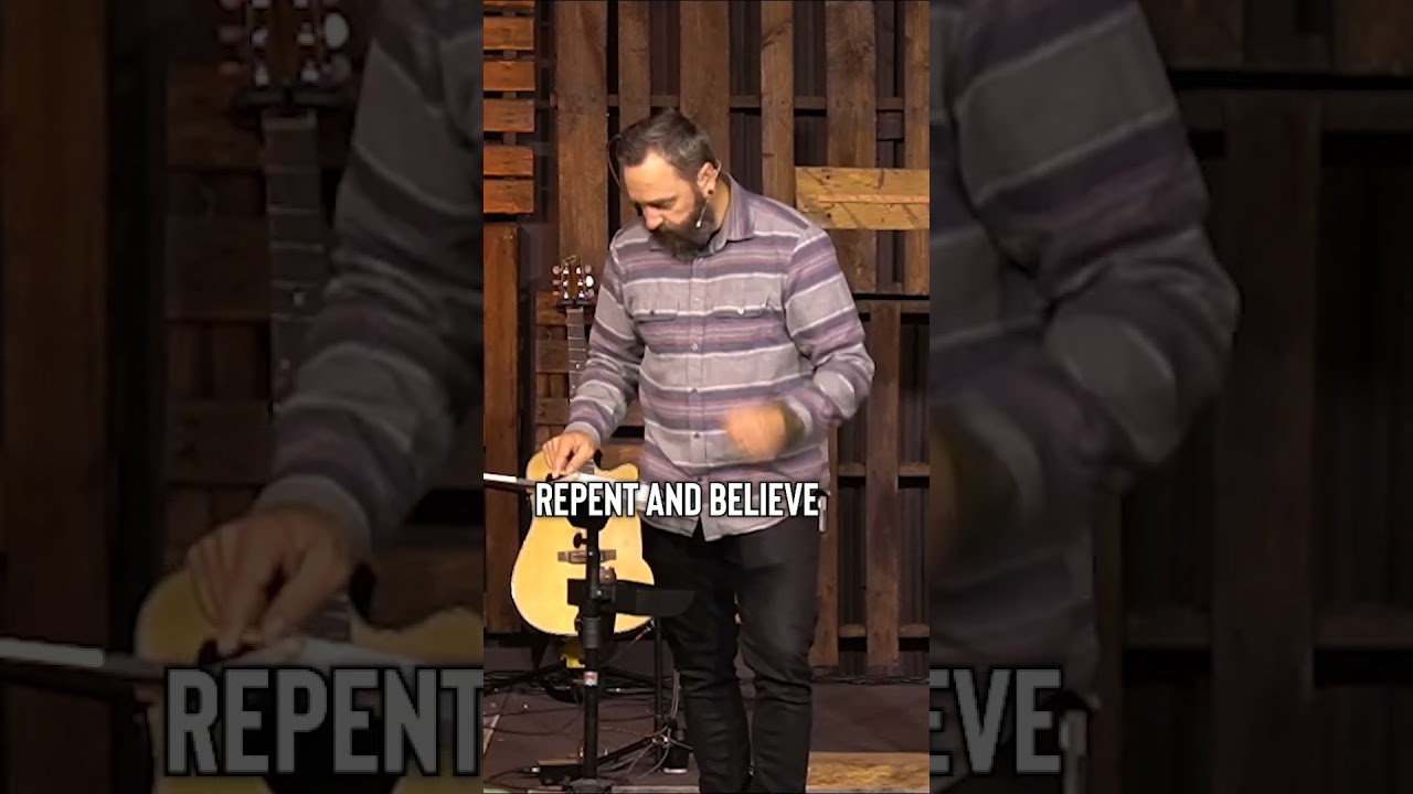 The Time Has Come: Repent and Believe The Good News. 