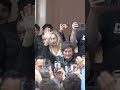 Javier Milei Mobbed by Cheering Supporters Before 'Big Win' Hailed by Trump #shorts