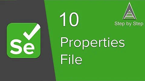 Selenium Beginner Tutorial 10 - How To Use Config Properties File