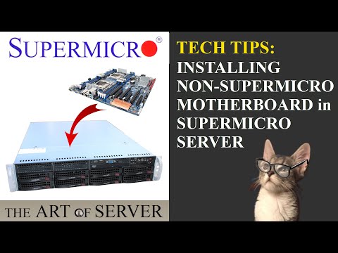 Installing non-Supermicro motherboard in Supermicro server chassis | Supermicro Tech Tip