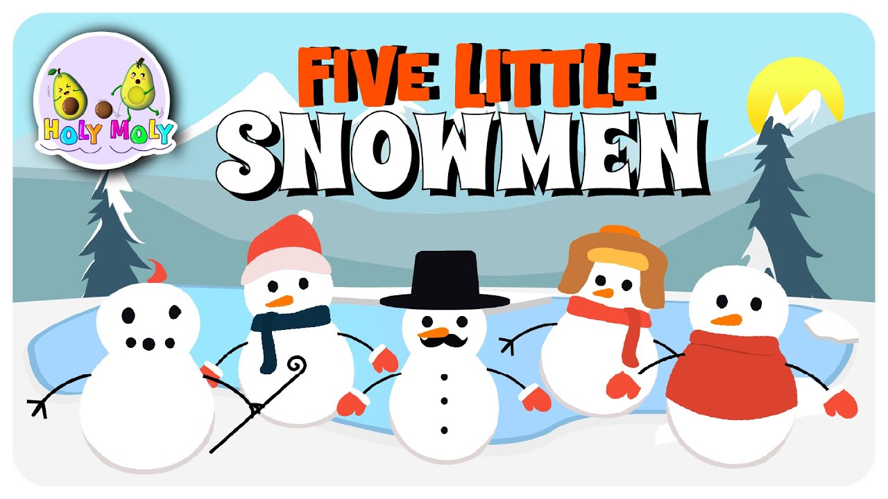 Five Little Snowmen | Classical Nursery Rhymes for Kids - YouTube
