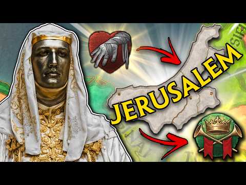I Somehow SURVIVED LEPROSY and CONQUERED THE HOLY LAND as Baldwin the Leper in Crusader Kings 3!