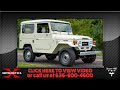 1977 Toyota FJ-40 Land Cruiser 4x4 -- SOLD