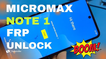 micromax note 1 frp | micromax in note 1 frp bypass🔥🔥🔥
