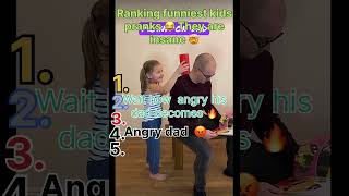 Ranking funniest kids pranks 😂 they all are insane 🤯#funny #prank #kids #trending #funny #ranking