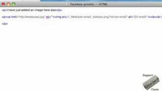 Sandvox with Facebox image overlay - screencast tutorial