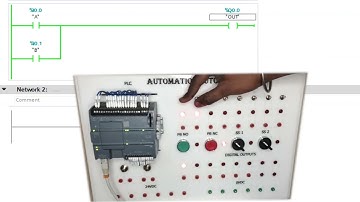 PLC Ladder Programming for Logic Gates OR, AND, NOT | TIA PORTAL | Automation Tutorials in English