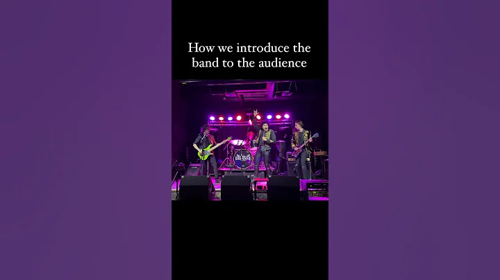 How to Introduce the Band to the Audience