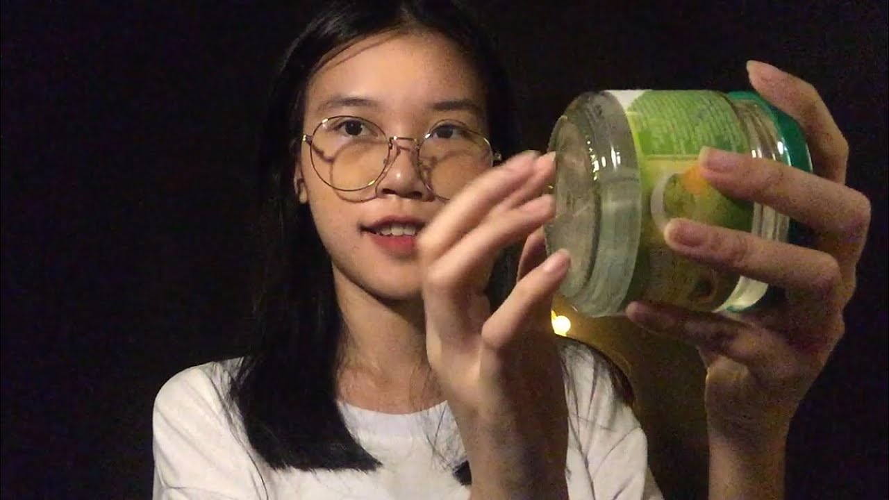 ASMR with a JAR of WATER (Tapping Sounds)