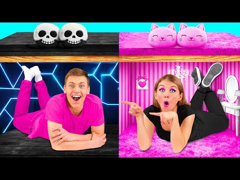 Secret Rooms Under The Bed | Easy Decoration Tricks by PaRaRa Challenge