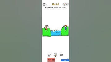 Brain Out Puzzle No.35 || Help them cross the river.