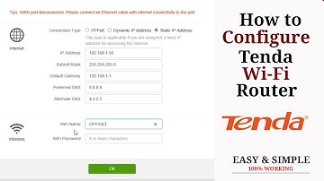 How to Configure Tenda Router Static IP | TENDA AC10