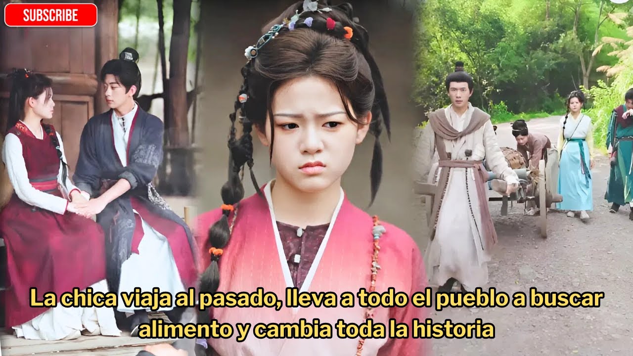 La niña viaja al pasado, lleva a todo el pueblo a buscar comida y cambia toda la historia