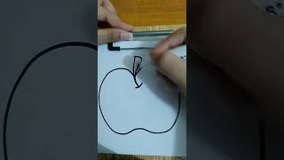 diy apple flashcard for kids #viral #diy #art #shorts #short #youtubeshorts #trending #ytshorts #yt