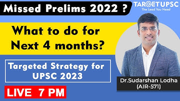 Missed Prelims: What To Do For 4 Next Months? | Talk to sir 8830115524 |