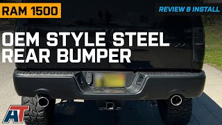 2009-2018 RAM 1500 OEM Style Steel Rear Bumper Review & Install