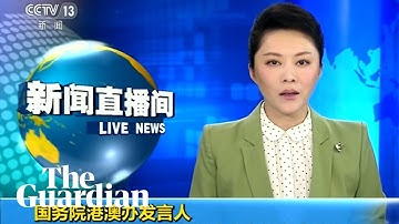China says violent protests in Hong Kong are 