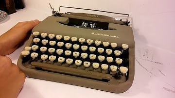 A quick look at the skyriter typewriter