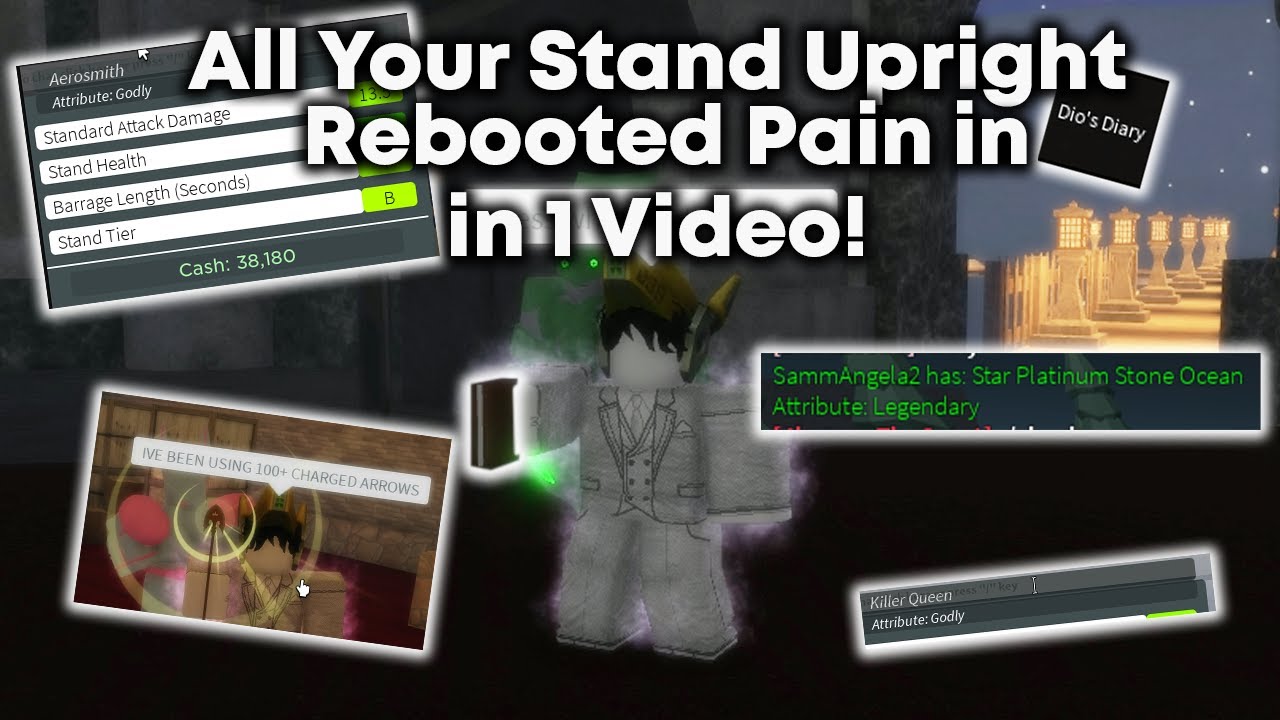 Stand rebooted. Stand Upright: Rebooted стенды. Атрибуты Stand Upright: Rebooted. Тир лист Stand Upright: Rebooted. Stand Upright Rebooted Stands.