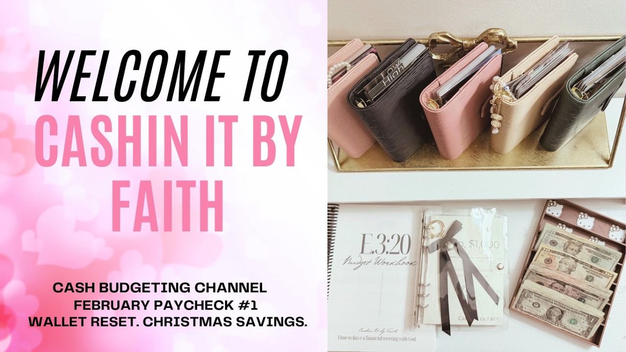 Wallet Reset. Savings Challenges. Feb Paycheck #1 #cashstuffing  #cashenvelopesystem   #savingsgoals