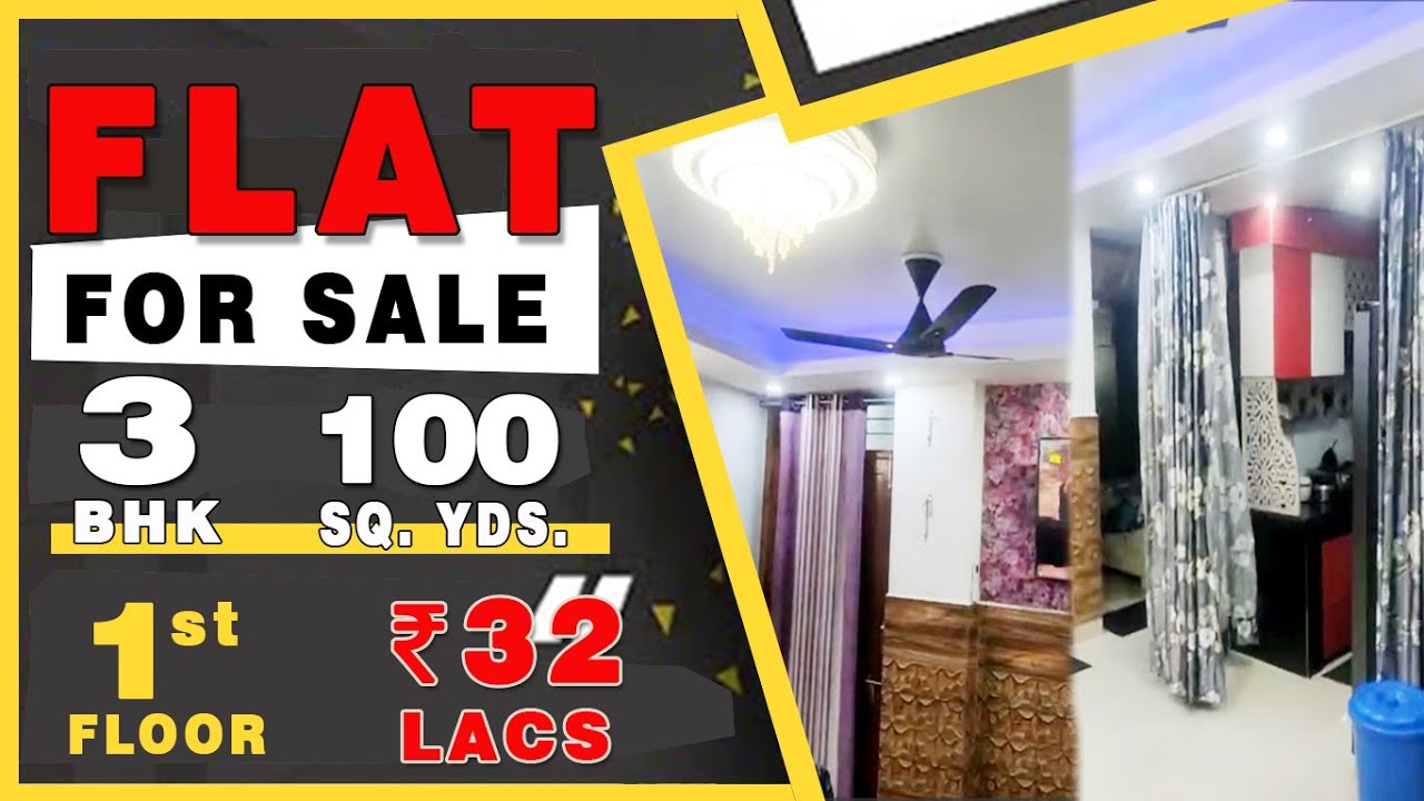 3 BHK Flat for sale in Jaitpur (25 Futa Road), New Delhi. 1st Floor