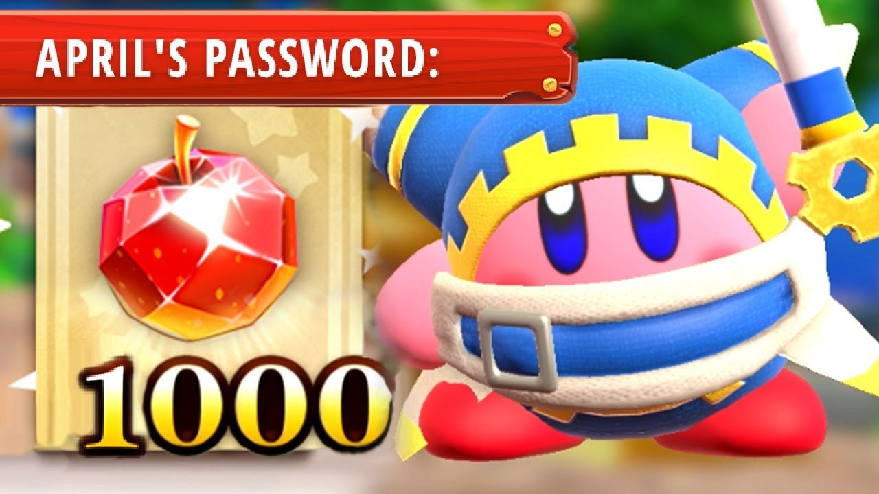 Super Kirby Clash: April Password! (Free Gem Apples) - YouTube