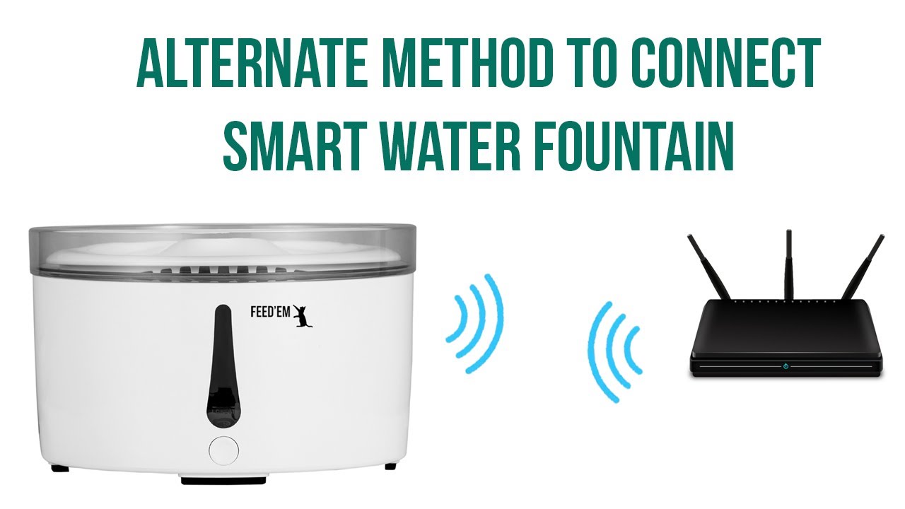 Alternate Method of Connecting Smart Water Fountain by FEED'EM YouTube