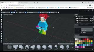 video 2   intro to mecabricks   adding colour   setting the camera