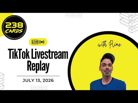 Trading Card Breaks-Streaming On TikTok
