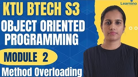 S3 Object Oriented Programming - Module 2 Method overloading
