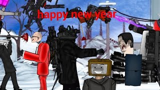 HAPPY NEW YEAR  THANK YOU 600 SUBSCRIBERS FUNNY ANIMATIONS HAPPY NEW YEAR #dc2 #cameraman